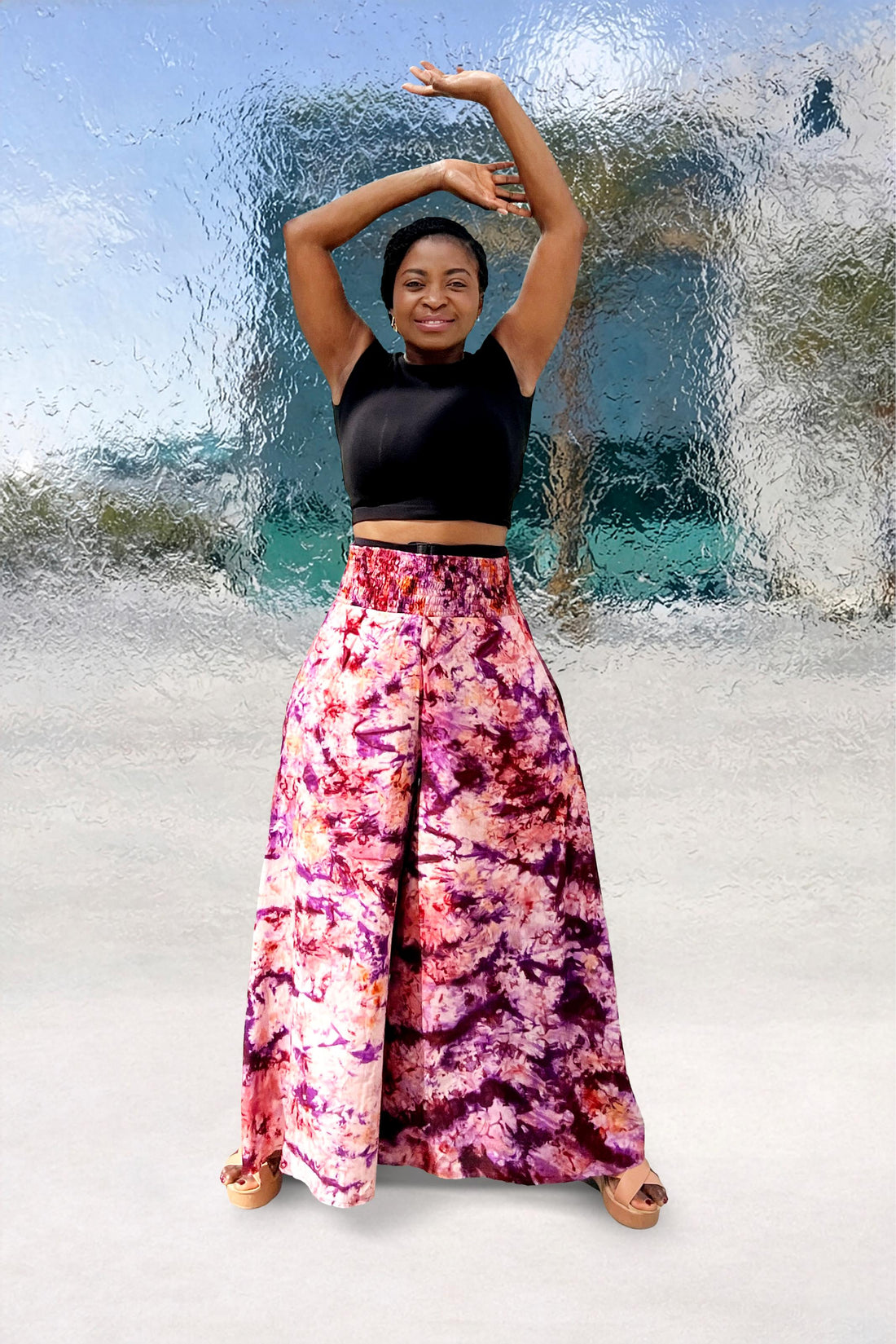 Desert Rose Palazzo Pants